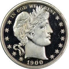1900 [PROOF] Coins Barber Half Dollar Prices