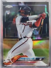 Ronald Acuna Jr. [Refractor] #193 Baseball Cards 2018 Topps Chrome Prices
