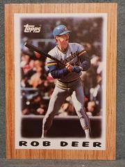 Rob Deer Baseball Cards 1987 Topps Mini League Leaders Prices