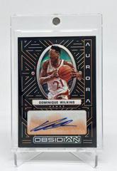 Dominique Wilkins [Orange] Basketball Cards 2021 Panini Obsidian Aurora Autographs Prices