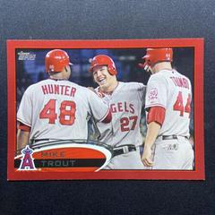 Mike Trout [Target Red Border] Baseball Cards 2012 Topps Prices