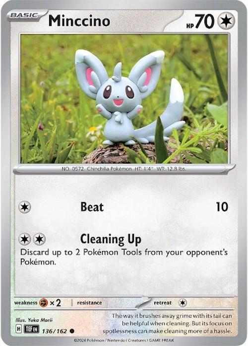 Minccino #136 Pokemon Temporal Forces