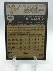 Back Of Card | Yordan Alvarez Baseball Cards 2022 Topps Heritage
