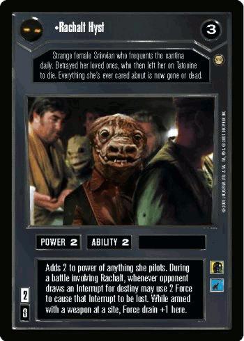 Rachalt Hyst [Limited] Star Wars CCG Tatooine