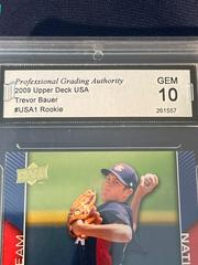 Grading Scoring | Trevor Bauer Baseball Cards 2009 Upper Deck USA Baseball Box Set