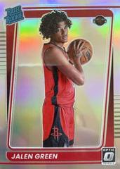 Jalen Green [Holo] #159 Basketball Cards 2021 Panini Donruss Optic Prices