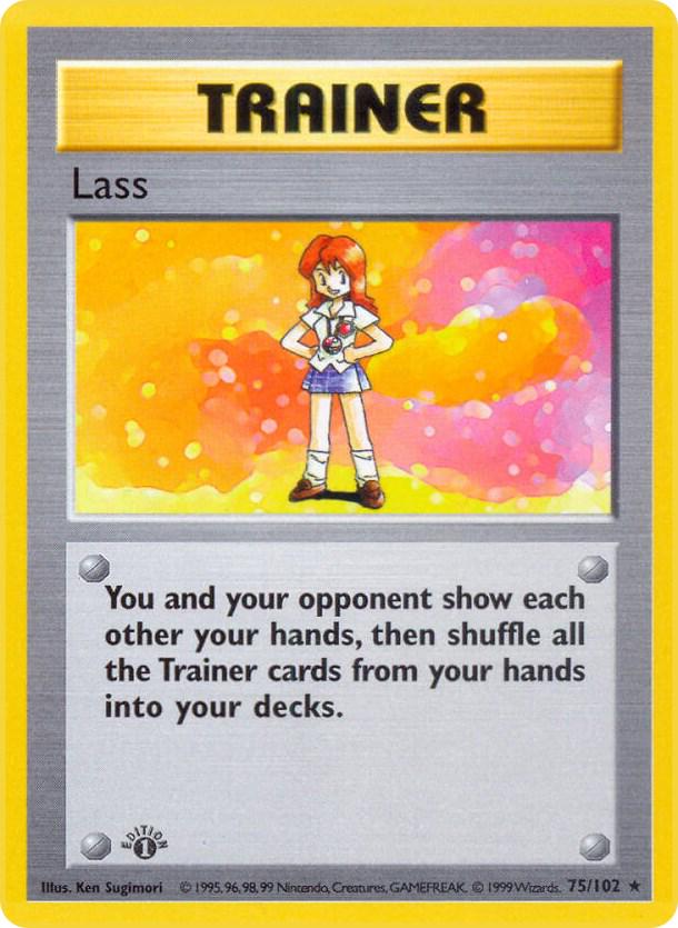 Lass [1st Edition] #75 Pokemon Base Set