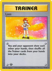 Lass [1st Edition] #75 Pokemon Base Set Prices