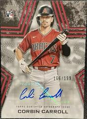 Corbin Carroll [Black] Baseball Cards 2023 Topps Series 2 Stars Autographs Prices