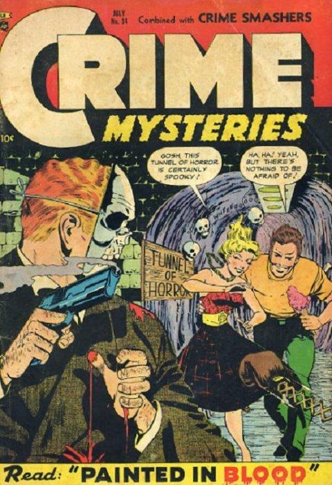 Crime Mysteries #14 (1954) Comic Books Crime Mysteries