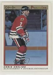 Chris Chelios Hockey Cards 1990 O-Pee-Chee Premier Prices