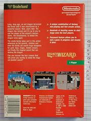 Box Back | Legacy of the Wizard NES