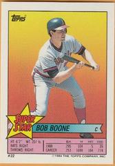 Bob Boone Baseball Cards 1989 Topps Stickercards Blank Back Prices