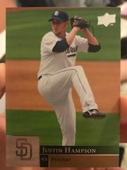 Justin Hampson #835 Baseball Cards 2009 Upper Deck Prices