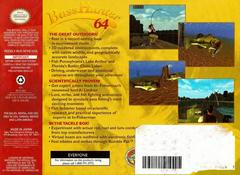 Bass Hunter 64 - Back | Bass Hunter 64 Nintendo 64