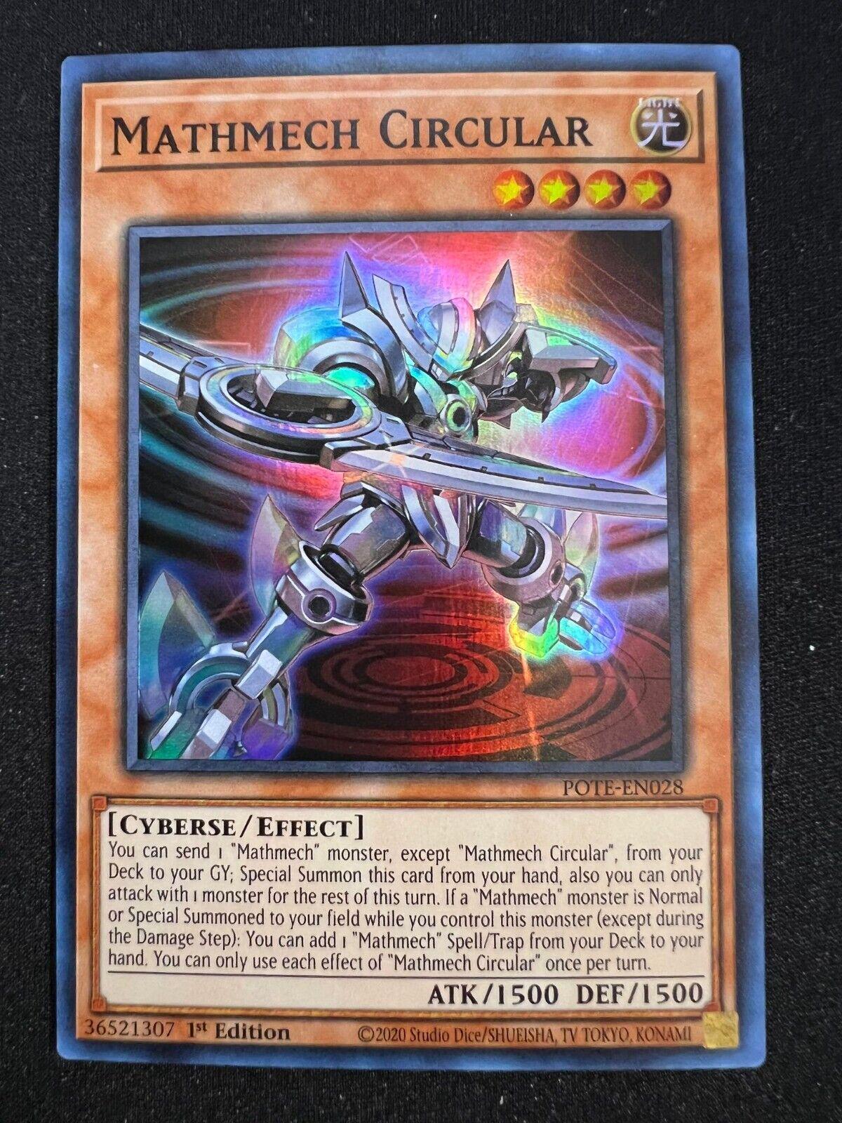 Mathmech Circular POTE-EN028 YuGiOh Power Of The Elements