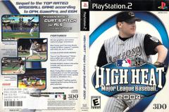 Slip Cover Scan By Canadian Brick Cafe | High Heat Major League Baseball 2004 Playstation 2