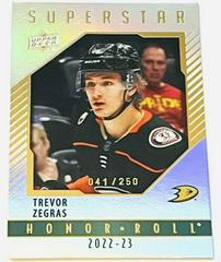 Trevor Zegras [Rainbow] Hockey Cards 2022 Upper Deck Honor Roll Prices