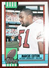 Marcus Cotton [Disclaimer Back] #480 Football Cards 1990 Topps Prices