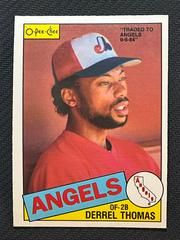 Darrel Thomas #317 Baseball Cards 1985 O Pee Chee Prices