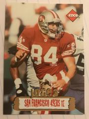 Brent Jones #202 Football Cards 1996 Collector's Edge Prices