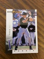 Todd Helton Baseball Cards 1998 Pinnacle Performers Prices