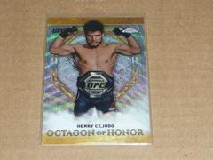 Henry Cejudo [Wave] #OH-HC Ufc Cards 2019 Topps UFC Chrome Octagon of Honor Prices
