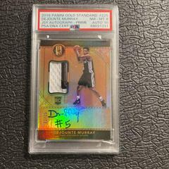 Dejounte Murray [Jersey Autograph Prime] #325 Basketball Cards 2016 Panini Gold Standard Prices