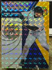 Miguel Cabrera [Mosaic] Baseball Cards 2021 Panini Mosaic International Men of Mastery Prices