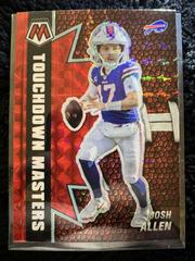 Josh Allen [Red Mosaic] #TM-15 Football Cards 2021 Panini Mosaic Touchdown Masters Prices