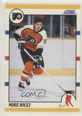 Mike Ricci #60T Hockey Cards 1990 Score Rookie Traded Prices