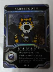 Front | Sabretooth Hockey Cards 2021 Upper Deck MVP Mascots Gaming