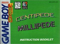 Arcade Classic 2 - Manual | Arcade Classic 2: Centipede and Millipede GameBoy