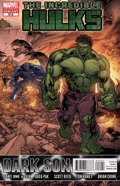 Incredible Hulks [2nd Printing] #612 (2010) Comic Books Incredible Hulks