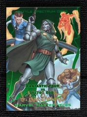 Fantastic Four vs. Doctor Doom [Green Auto] #BS-2 Marvel 2023 Masterpieces Battle Spectrum Prices