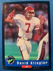 David Klingler Football Cards 1992 Classic Draft Picks Prices