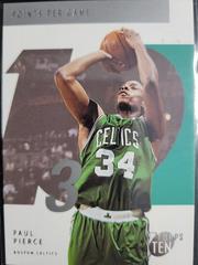 Paul Pierce #3 Basketball Cards 2002 Topps Ten Prices