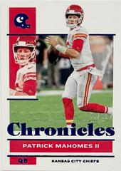Patrick Mahomes II [Blue] Football Cards 2021 Panini Chronicles Prices