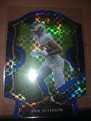 Van Jefferson #71 [Blue Prizm Die-Cut] RC #71 Football Cards 2020 Panini Select Rookie Selections Prices
