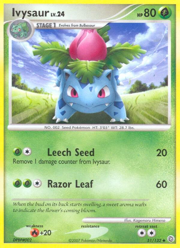 Ivysaur #51 Pokemon Secret Wonders