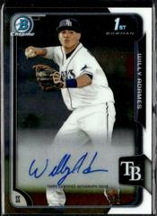 Willy Adames [Refractor] #WA Baseball Cards 2015 Bowman Chrome Autograph Prospect Prices