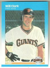 Will Clark Baseball Cards 1987 Fleer Glossy Prices