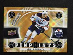 Leon Draisaitl [Gold] Hockey Cards 2022 Upper Deck MVP Pinpoints Prices