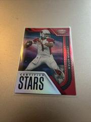 Kyler Murray [Red] Football Cards 2022 Panini Certified Stars Prices