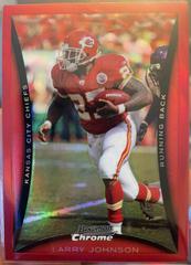 Larry Johnson [Red Refractor] #BC156 Football Cards 2008 Bowman Chrome Prices