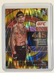 Max Holloway [Gold Flash] Ufc Cards 2022 Panini Select UFC Numbers Prices