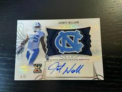 Javonte Williams [Silver] #PA-JW2 Football Cards 2021 Leaf Trinity Patch Autographs Prices