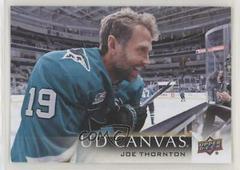Joe Thornton Hockey Cards 2018 Upper Deck Canvas Prices