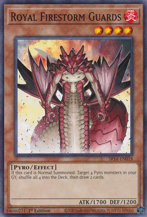 Royal Firestorm Guards SR14-EN018 YuGiOh Structure Deck: Fire Kings