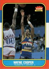 Wayne Cooper Basketball Cards 1986 Fleer Prices